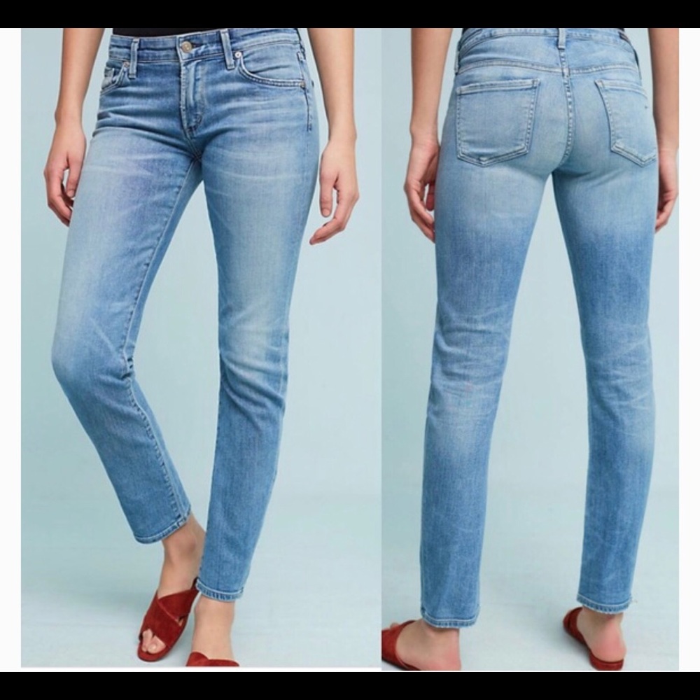 COH Anthropologie jeans size 26 slim straight